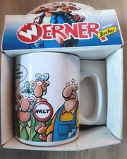 Werner Brösel XXL Kaffeetasse  Achterbahn AG  Höhe ca. 13 cm NEU & OVP