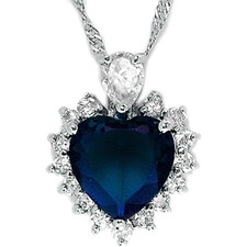 Herz Anhänger Kette 45cm