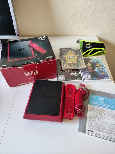 Wii mini mit spielen - mit, ovp