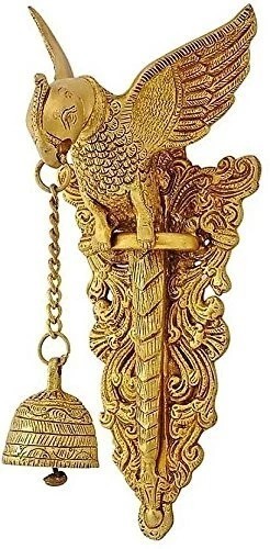Messing papagei wandbehang - papagei,