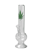 Glasbong Hanfblatt – 400mm