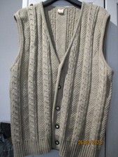 Herrenweste, Strickweste, Trachtenweste Gr. L