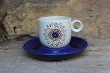 Rosenthal Terra Sonnenblume  Kaffeetasse mit Untertasse Wolf Karnagel 70er Jahre