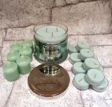 PARTYLITE °°HONEYDEW°°SET