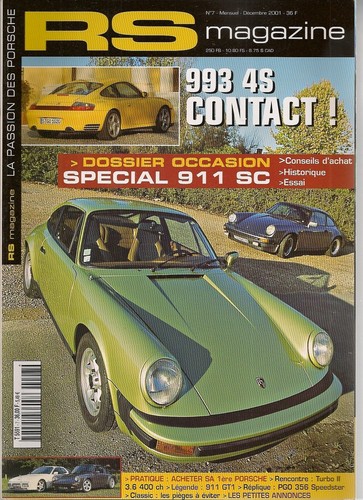 Magazin test porsche 996 - rs,
