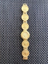 Versace Uhr Im Münz Präge Style,Top Zustand.Regstnr.Rückseitig vorhanden.