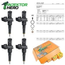 4x 0414720215 BOSCH PUMPEDÜSE