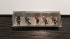 Feuerwehr Preiser Figuren H0 1:87 Feuerwehrmänner 