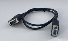 VGA-Verlängerungskabel der Fa. Selectric-15polig-Stecker schwarz 100 cm NEU