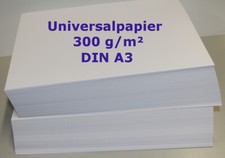 Multifunktionspapier Universalpapier Kopierpapier 300g,DIN A2,A3,A4,A5,A6,A7lang