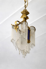 Antike Jugendstil Hängelampe