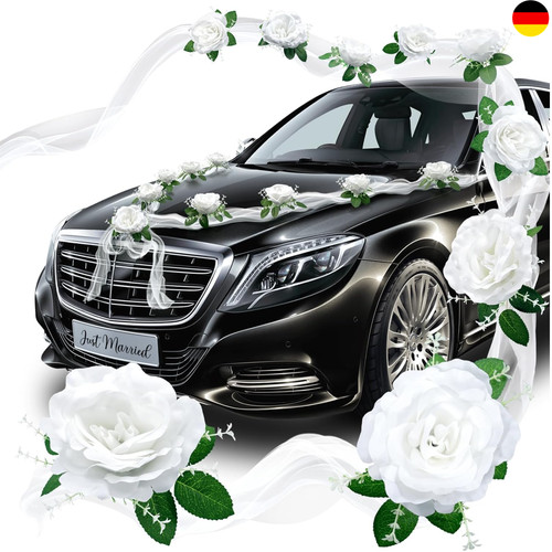 Autoschmuck hochzeit deko - hochzeit,