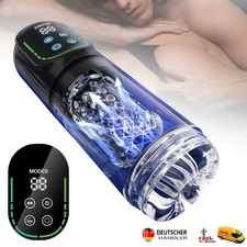 Elektrischer Masturbator Teleskopfunktion & Rotierende Sex Spielzeug für Männer