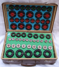 1950er VTG Org. Vertreter Muster Koffer Meccano Metallbau Räder Zahnräder Achsen