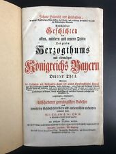 Joh. Heinr. v. Falckenstein Geschichte von Bayern III Genealogie Historia 1762