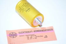 Vintage Elko-Kondensator Frako Typ HPF "rauh" IA, 4700 µF / 25 V, Capacitor, NOS