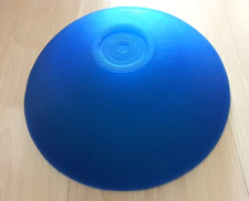 Große Glasschale Blau Obstschale Obstteller Deko Ikebana Schale 29 cm