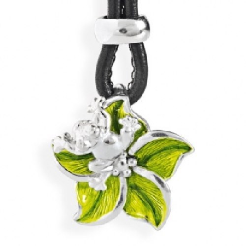 Frosch mit blüte - mit,
