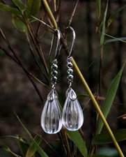 Elegante Ohrringe Bergkristall