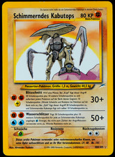 Pokemon Schimmerndes Kabutops #108 / Neo Destiny Deutsch Holo