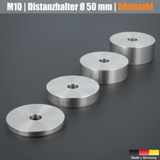 1-50 x Edelstahl Ronde Ø50mm
