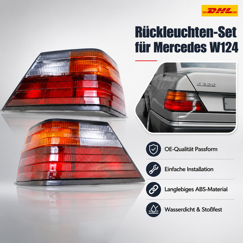 Heckleuchte rot schwarz - rot,
