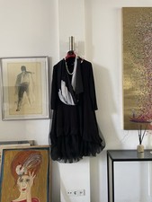 Hindahl Skudelny Top/ Tunika Designer Schwarz Jersey Oversize L/XXL neuw.