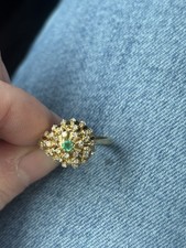 750 Gold Ring Mit brillanten +