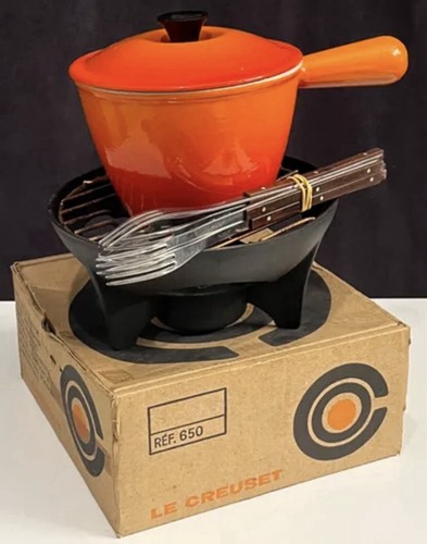 Creuset fondue service - creuset,