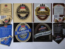 4 ältere Bier-Etiketten