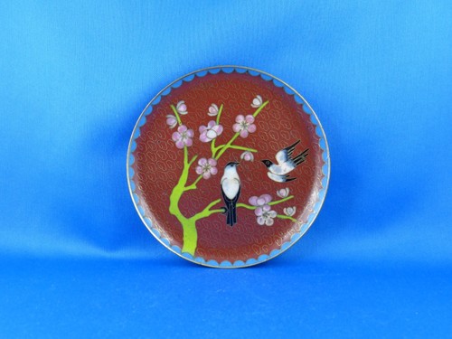 Vintage cloisonne teller - vintage,