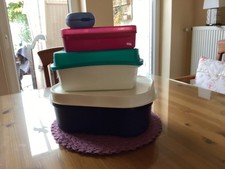 4 Tupperdosen in gebrauchtem