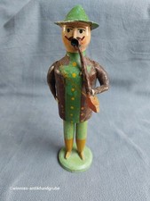 Räuchermännchen - Erzgebirge Volkskunst "Mann m. Hut + Tasche - sehr alt" (149)
