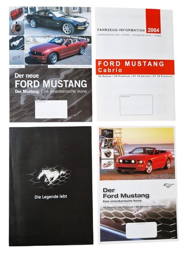 Ford mustang prospekt - 4x,