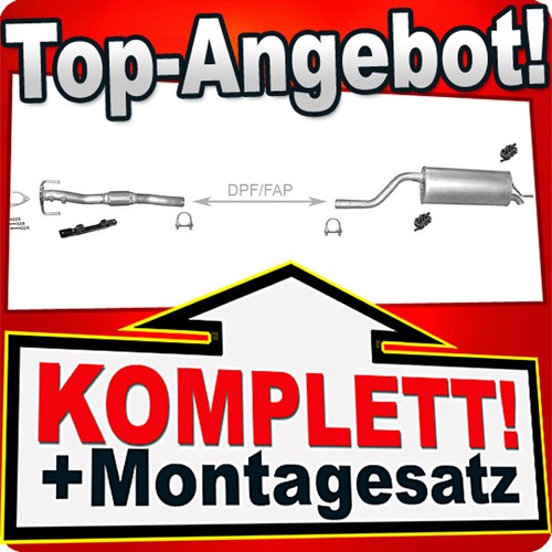 Auspuff für opel - auspuff, 1.3