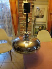70er Jahre Hängelampe Pendelzug Deckenlampe Chrom Space Age retro vintage