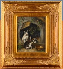 Vintage Ölmalerei Ölgemälde