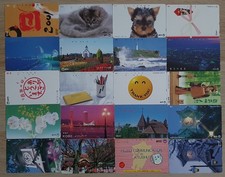 20 Verschidene Japanische Telefonkarten - Gebraucht