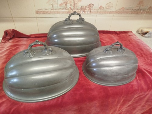 Antike cloche kuppel zinn - antike,