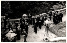 Foto Ak Polizei mit Tschako