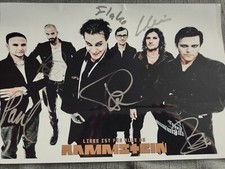 Rammstein original und komplett signiertes Bandfoto