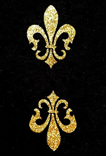 Fleur lis gold - de, stoff