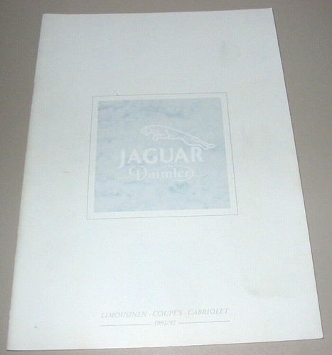 Auto prospekt jaguar daimler - prospekt,