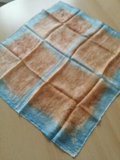 Seidentuch, Schal, TUCH, Handarbeit, UNIKAT, 50 X 53 CM, NEU, 