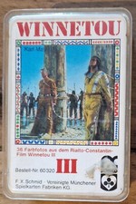2 Quartetts Winnetou III #60320 und Pippi Langstrumpf #60820 F.X. Schmid Vintage