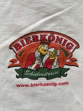 Original Bierkönig Retro T-Shirt - Größe XL -Farbe Weiß - Neu!