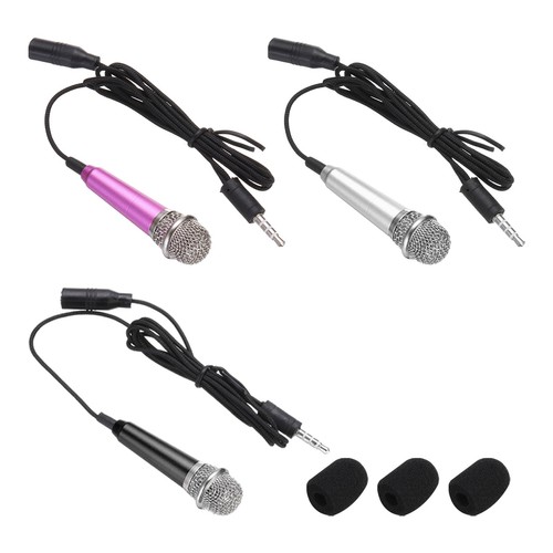 3stk mini mikrofon - 3stk,