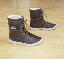 modische Dockers Stiefeletten Gr. 36 Schnür-Boots gefüttert - NEU