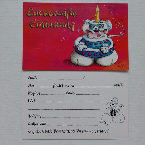 Diddl einladungskarte - diddl,