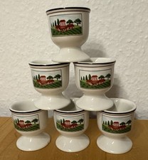 6x Villeroy & Boch DESIGN NAIF Eierbecher SEHR GUTER ZUSTAND